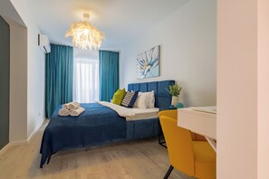 Leilighet – premium, parkutsikt | 1 soverom, blendingsgardiner og strykejern/-brett