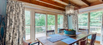 Secluded & spacious lake-view home with huge primary suite & amazing location