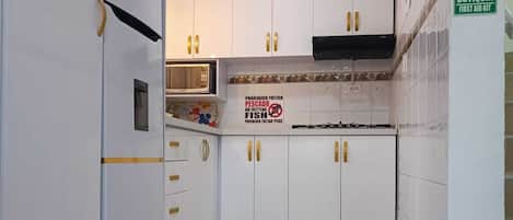 Family Apartment | Private kitchen | Fridge