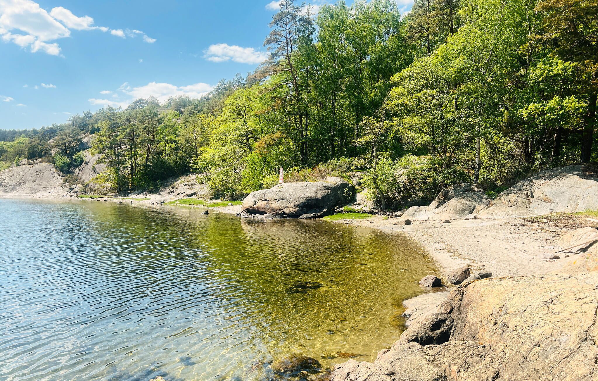 In Strandnähe, Angeln