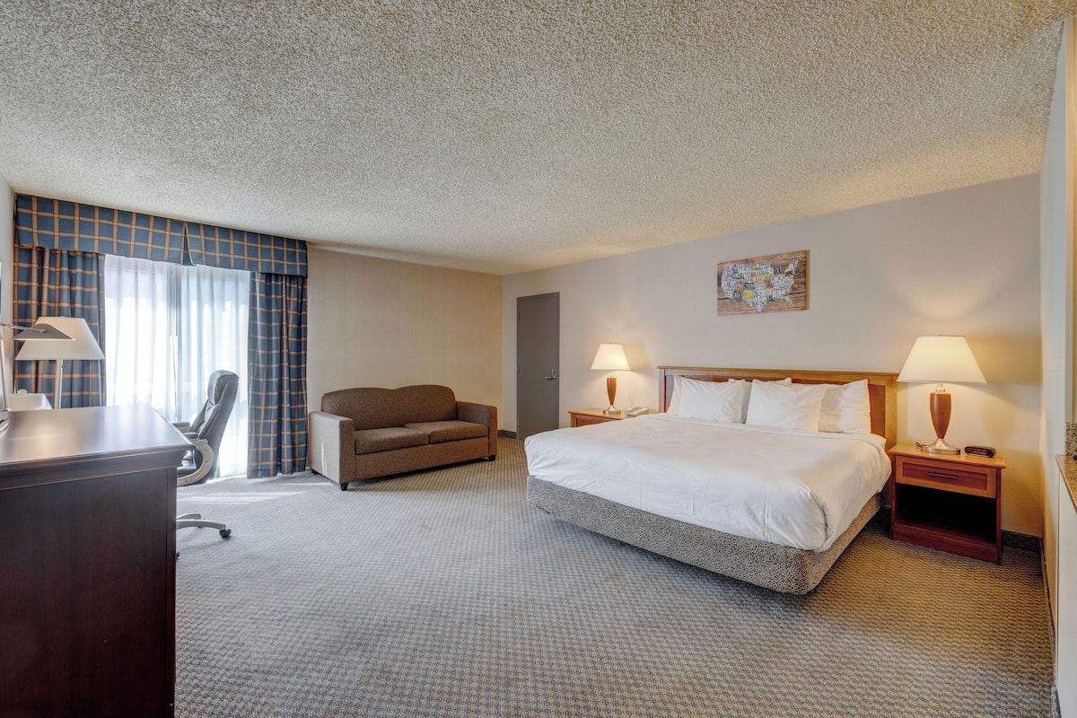 Suite, 1 Bedroom | 1 slaapkamer, individueel gemeubileerd, een bureau, geluiddichte muren