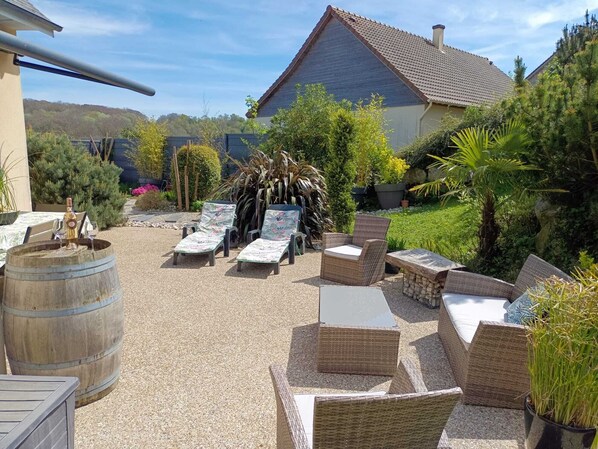 Terrace/patio - Maison Calme Avec Belle Terrasse (Fécamp)