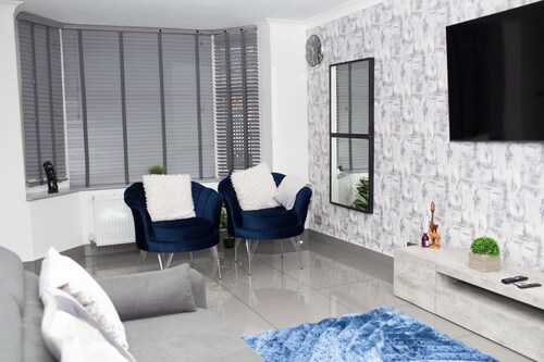 The Grey Mansion near Manchester City Stadium, Co-Ops LIVE, Piccadilly...