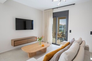 En 50-tommers LED-TV med førsteklasses TV-kanaler