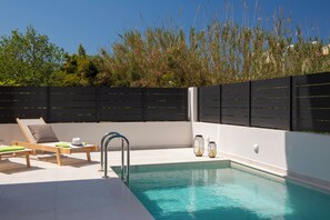 Junior Suite, Private Pool | Terrace/patio - Pomaria Boutique Residences (Lefkada)