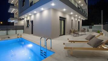 Junior Suite, Private Pool | Terrace/patio