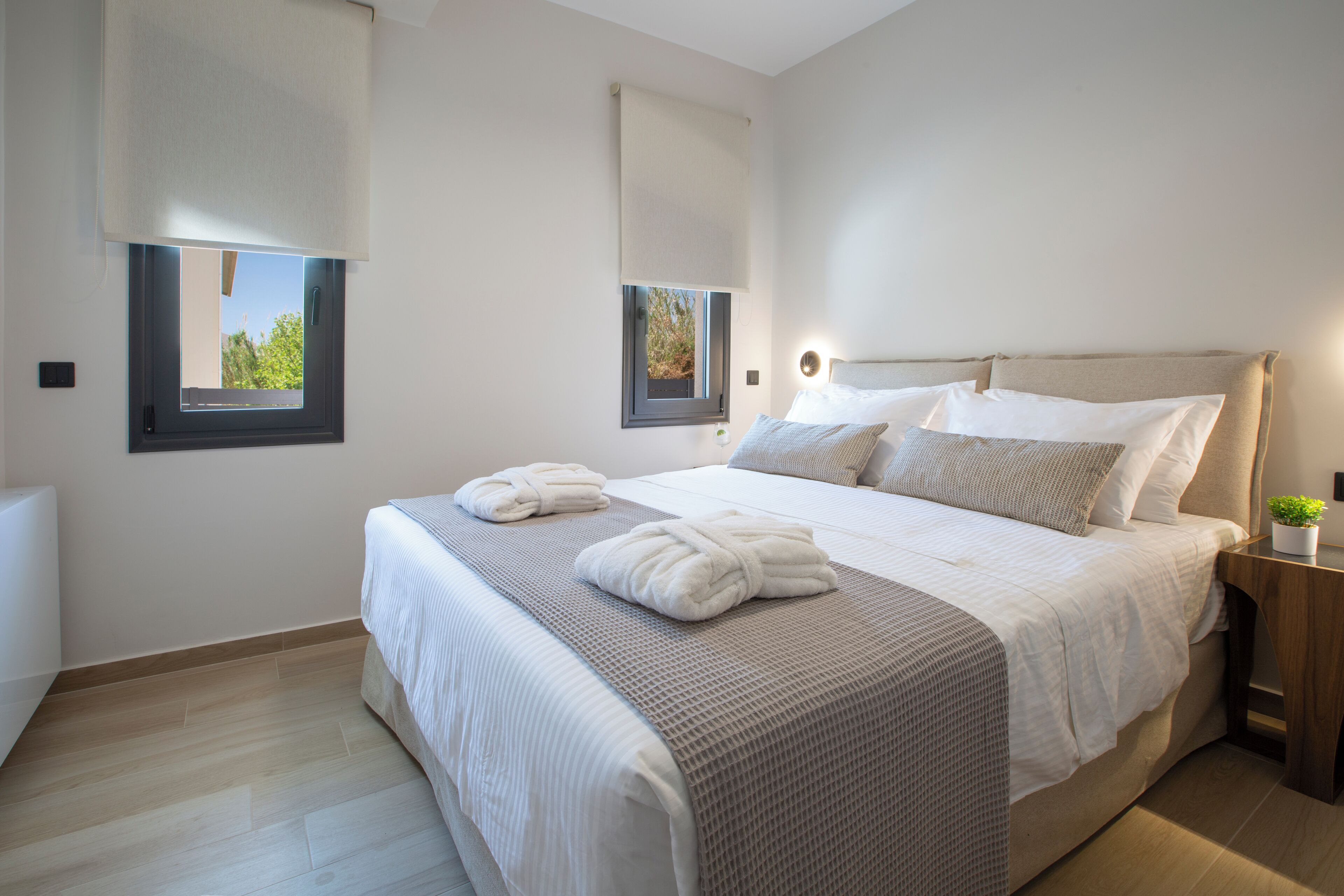 Suíte júnior, piscina particular | Roupas de cama de algodão egípcio, roupas de cama premium