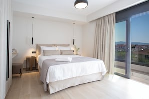 Suite, 2 Bedrooms | Egyptian cotton sheets, premium bedding, down comforters, pillowtop beds - Pomaria Boutique Residences (Lefkada)