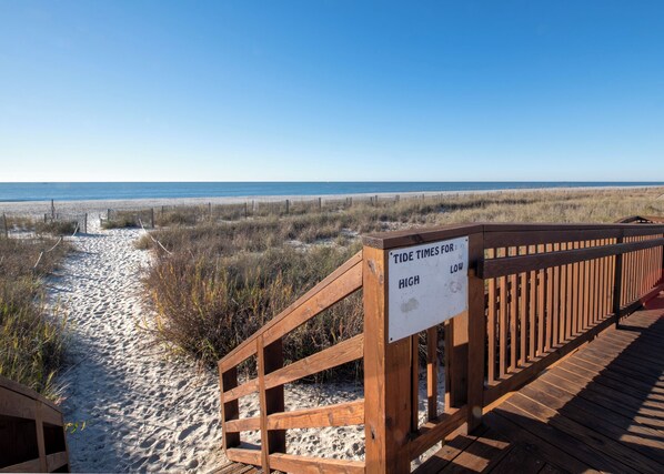 Beach nearby - Relax in "3 Bouys & A Pearl," beautiful 4 bedroom island home with a community pool. (Holden Beach)