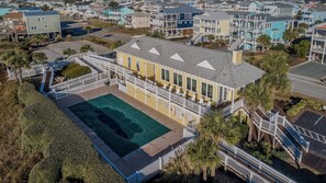 Exterior - Relax in "3 Bouys & A Pearl," beautiful 4 bedroom island home with a community pool. (Holden Beach)