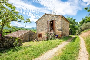 Exterior - Farmhouse 'Casa Stella' with Infinity salt water pool shared, Private Terrace and Wi-Fi (Chiusdino)