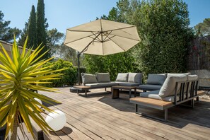 Terrace/patio - Villa 'Son Sera' with Mountain View, Wi-Fi and Air Conditioning (Sa Pobla)