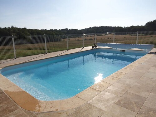 Peaceful House with Pool in Saint-André-de-Double