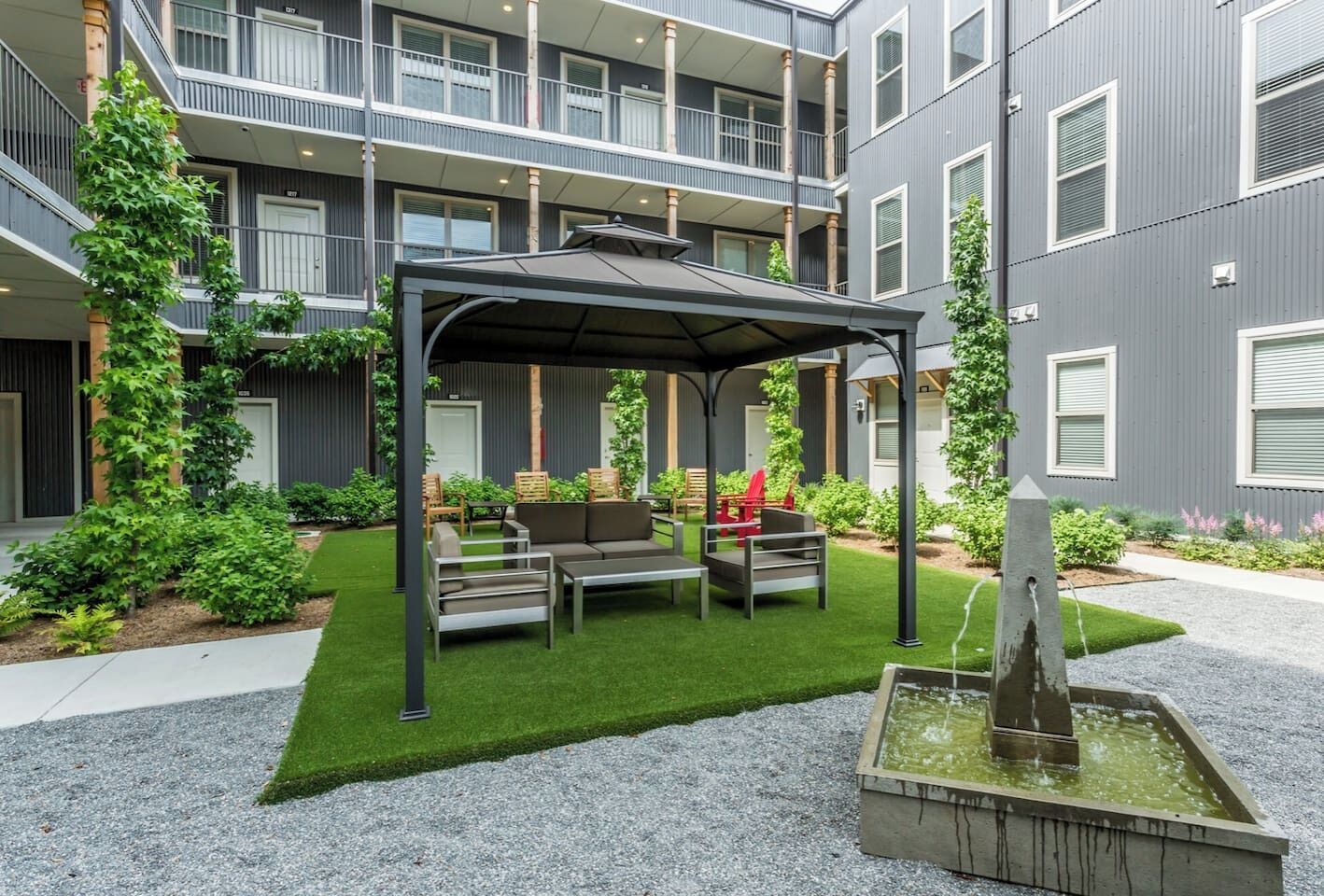 Enceinte de l’hébergement