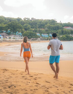 En la playa 