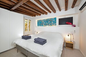 1 dormitori, wifi gratuïta i roba de llit 