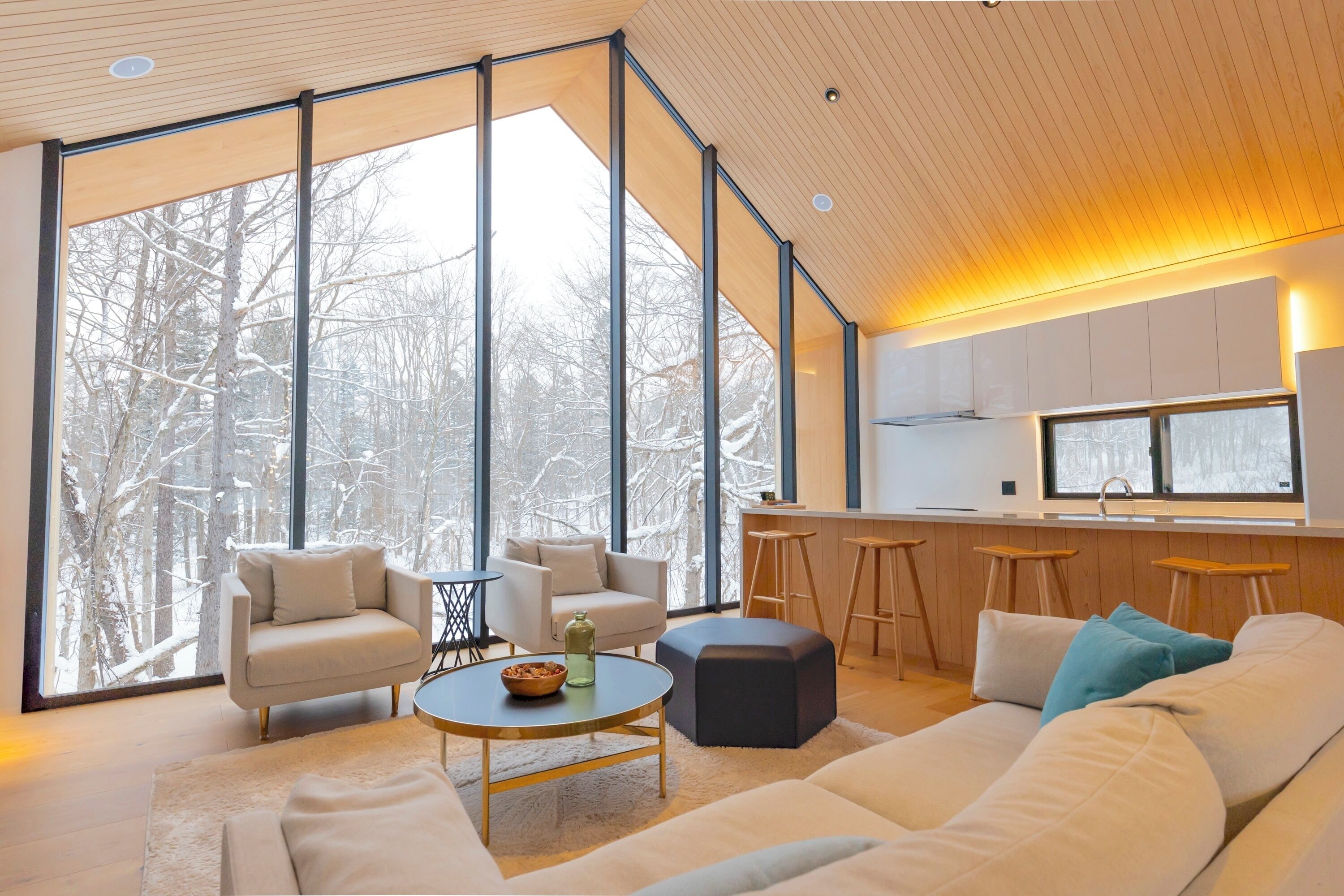 Comfort Chalet, Mountain View | Living area | Flat-screen TV