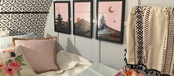 1953 Vintage Camp Trailer located on a quiet family farm near I15. 