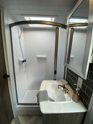 Bathroom - Desert Tiny Home B39: Perfect Mix of Desert Adventure & Relaxation (Jacumba Hot Springs)