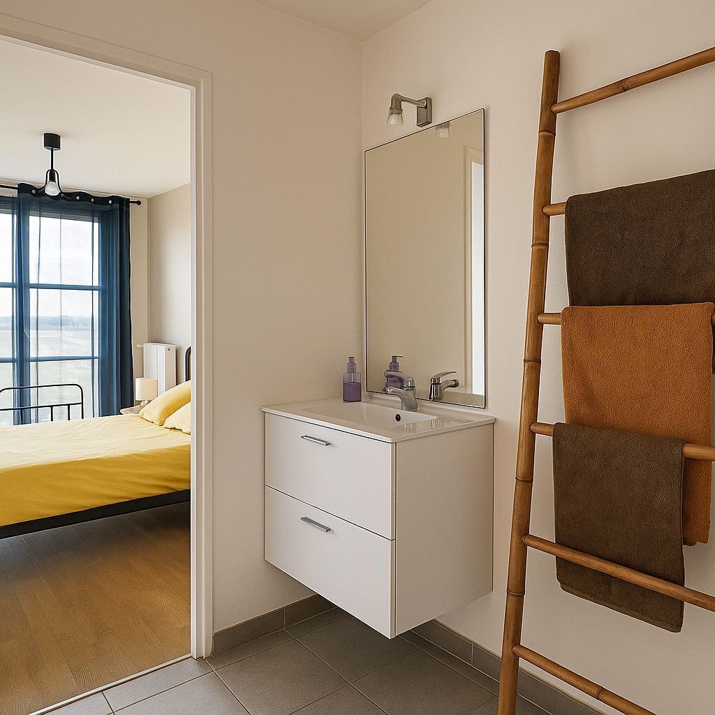 2 sovrum, strykjärn/strykbräda, wi-fi och sängkläder