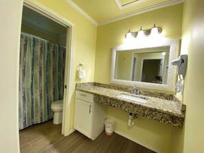 Hair dryer, towels