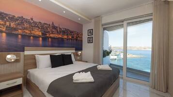 2 makuuhuonetta, silitysrauta/-lauta, vauvan matkasänky, ilmainen Wi-Fi