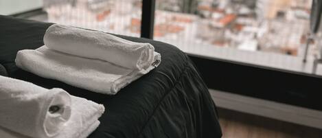 Iron/ironing board, free WiFi, bed sheets