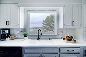 Fridge, microwave, oven, stovetop - Stunning Marsh Views, Near Pleasant Street Beach! (Chatham)
