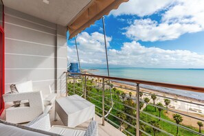 Terrace/patio - Vollga Luxury Seafront Suite (Durrës)
