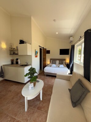 1 bedroom, iron/ironing board, WiFi, bed sheets - Jucasa Villas - Studio D (Noord)