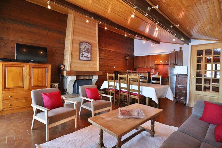 200m From Resort Center, 3rd Floor, Balcony, Fireplace Or Stove, Ski Locker, 100m², Les Gets - Les Gets