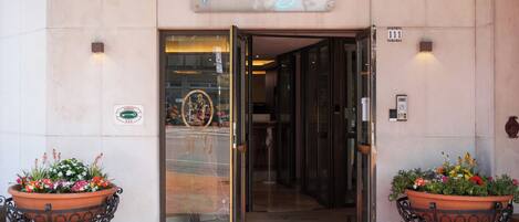 Fassade der Unterkunft