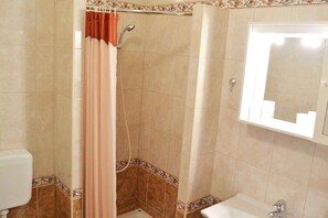 Een douche, een haardroger