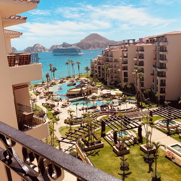 Property grounds - Secured private beach front villas, 8 restaurants on site, fitness center, pools (BCS)