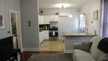 Smart TV, DVD player, books