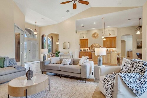 Luxury Waterfront Home with Heated Saltwater Pool & Private Dock