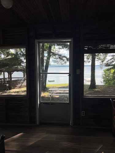 Rustic View Cabin sits on a 2.5 acres on beautiful Hubbard Lake.  