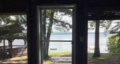 Rustic View Cabin sits on a 2.5 acres on beautiful Hubbard Lake.