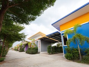 Fassade der Unterkunft