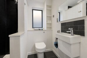 Shower, hair dryer