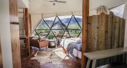 Heart Mountain Dome at Pure Heart Close to Yellowstone Park Extraordinary Views!