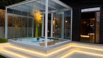 Indoor pool, a heated pool