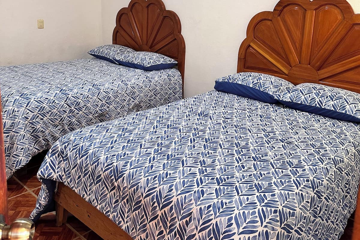 Chambre Quadruple Familiale, patio, vue jardin