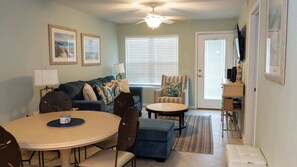 Condo, Multiple Beds, Kitchen (Surfside II 109) | Living area | 42-inch flat-screen TV with digital channels, TV - Surfside II 109 (South Padre Island)