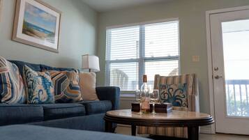 Condo, Multiple Beds, Kitchen (Surfside II 109) | Living area | 42-inch flat-screen TV with digital channels, TV