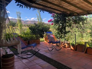 Terrace/patio - Casa de Campo a 20 min de Villa de Leyva. Ideal Para Familias, Mascotas, Trabajo (Villa de Leyva)