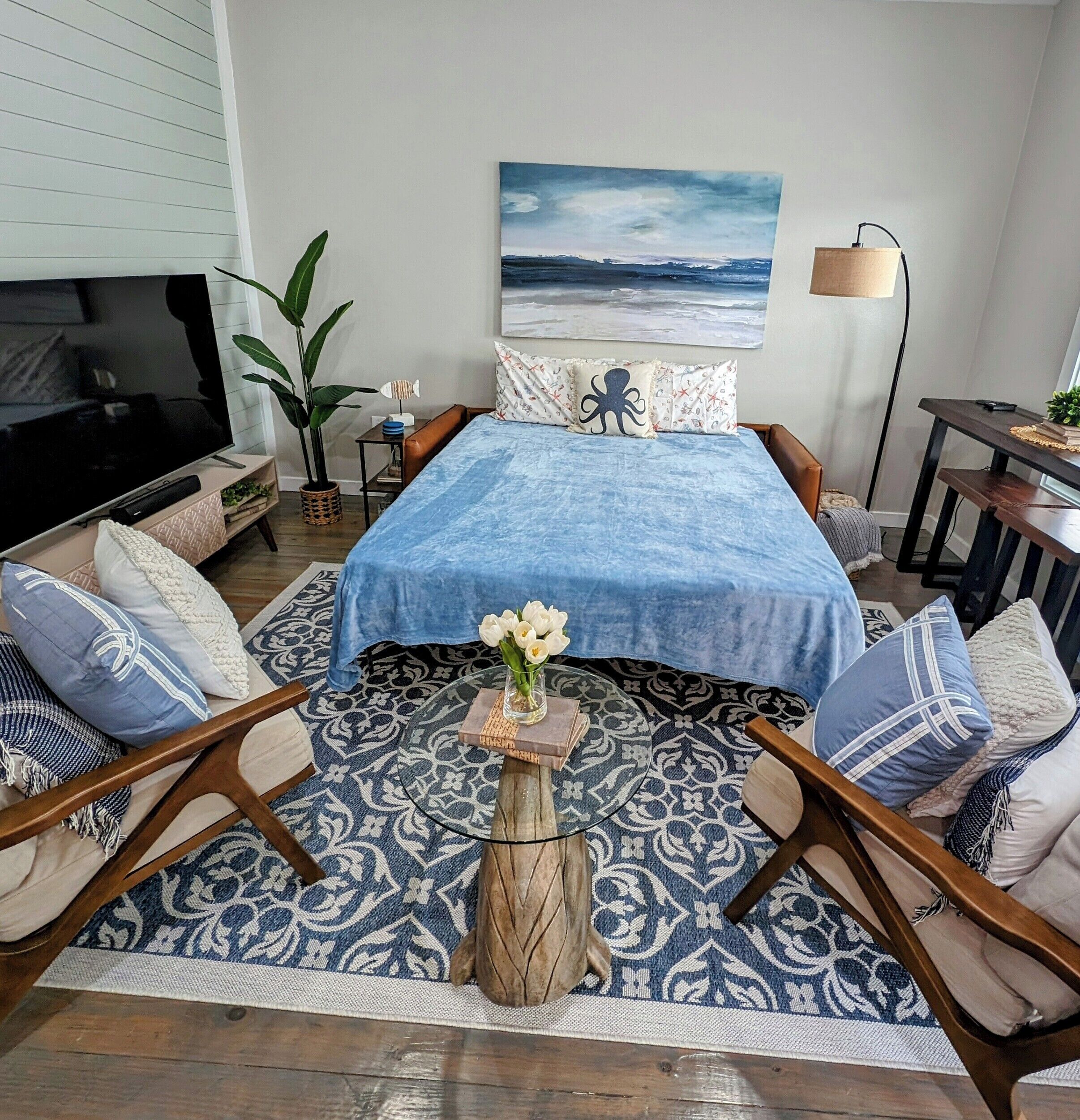 2 habitaciones, tabla de planchar con plancha y wifi gratis 