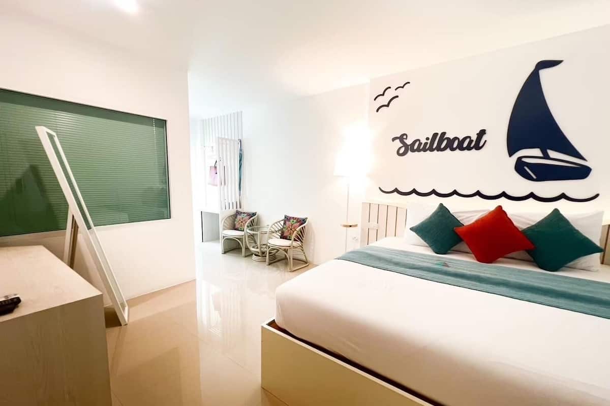 Habitación doble superior | 1 dormitorio, decoración individual, mobiliario individual y wifi gratis