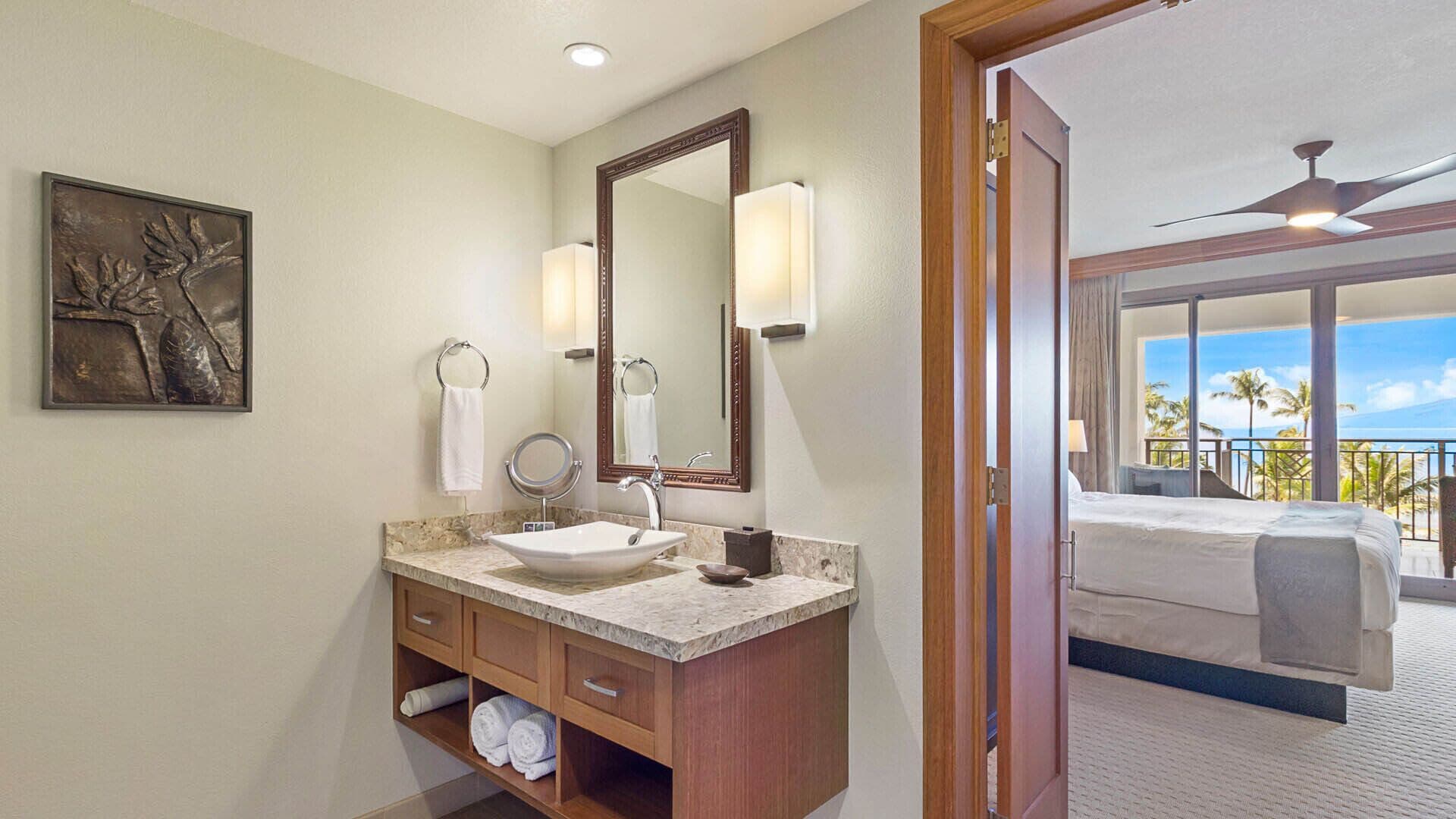 Eco-friendly toiletries, hair dryer, towels, soap