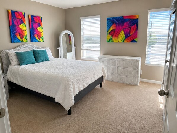 2 habitaciones, tabla de planchar con plancha y wifi gratis